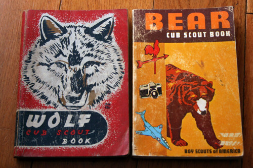 WOLF CUB SCOUT (1948) BEAR CUB SCOUT (1977) Vintage Boy Scouts Handbooks BSA