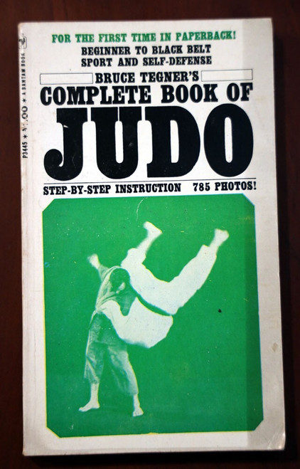 Bruce Tegner's COMPLETE BOOK OF JUDO 1970 Vintage Paperback Martial Arts