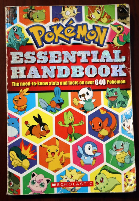 POKEMON Essential Handbook 2012 Scholastic Paperback 1st Printing Card Game TCG