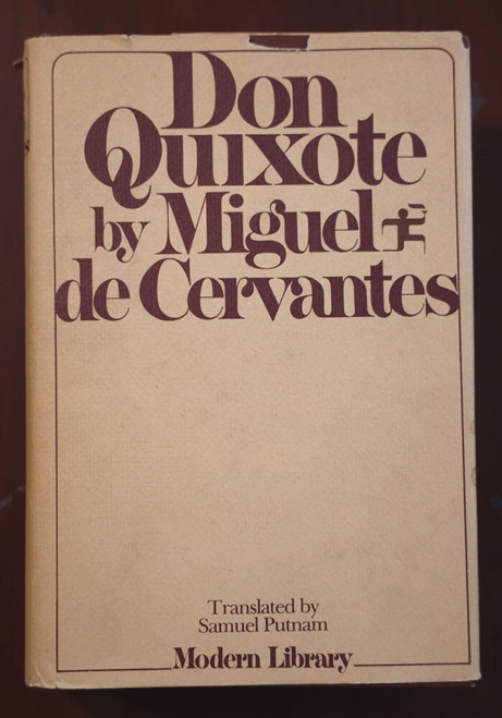 DON QUIXOTE by Miguel de Cervantes c. 1949 HC/DJ Modern Library VINTAGE BOOK