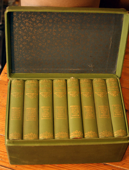 WORKS OF SHAKESPEARE 8-Volume Boxed Set ILLUSTRATED POCKET J. Talfourd Blair