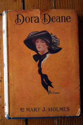 DORA DEANE by Mary J. Holmes c. 1910 Ralph O. Yardley Art DUST JACKET Hardcover