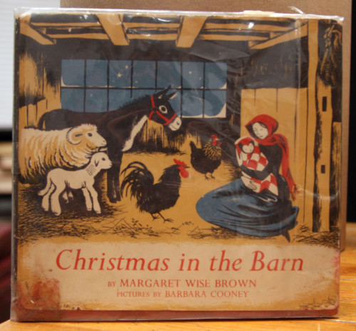 Christmas in the Barn by Margaret Wise Brown & Barbara Cooney 1952 HC/DJ 1st Ed.