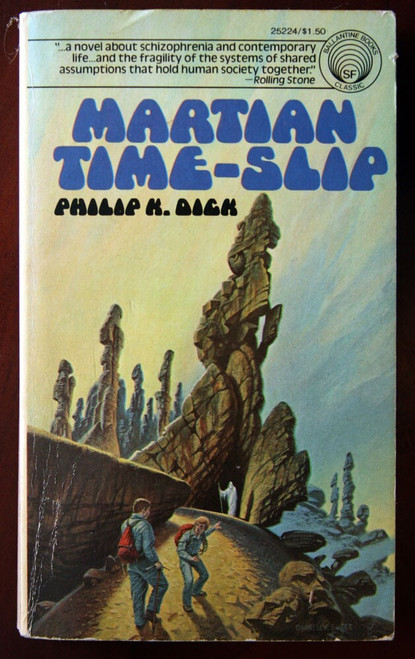 Martian Time-Slip by Philip K. Dick 1976 Vintage Ballantine Paperback SCI-FI