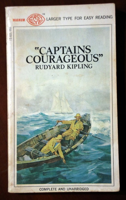 Captains Courageous by Rudyard Kipling 1967 Magnum Easy Eye Vintage Paperback