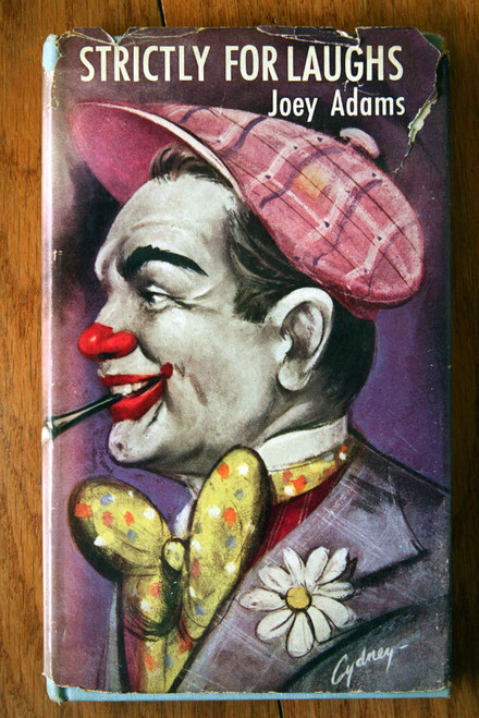 STRICTLY FOR LAUGHS by Joey Adams 1955 HC/DJ Illustrated by Cydney - Large Print