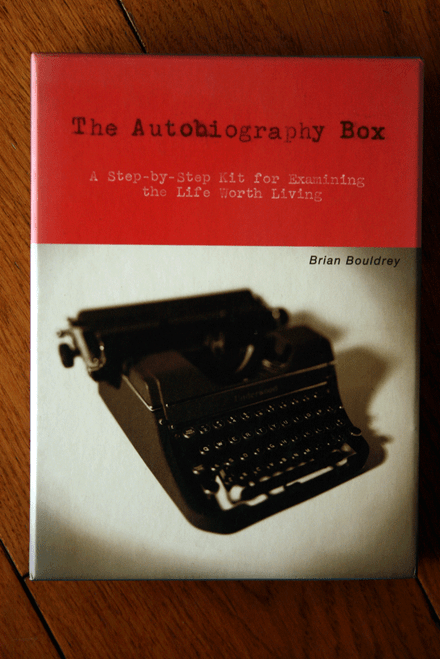 The Autobiography Box by Brian Bouldrey - Step-By-Step Kit Book + Cards