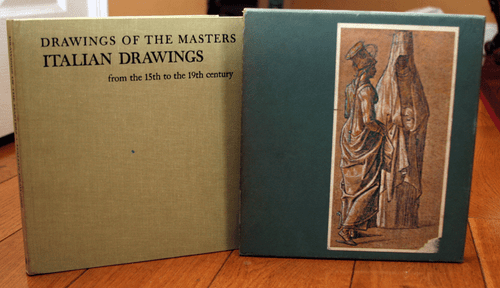 DRAWINGS OF THE MASTERS: ITALIAN DRAWINGS 1963 15th to 19th Century SLIPCASE ART