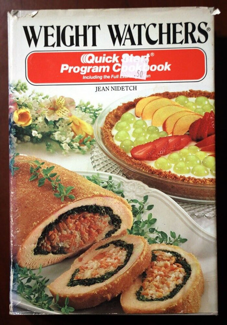 WEIGHT WATCHERS Quick Start Program Cookbook by Jean Nidetch 1984 HC/DJ WW