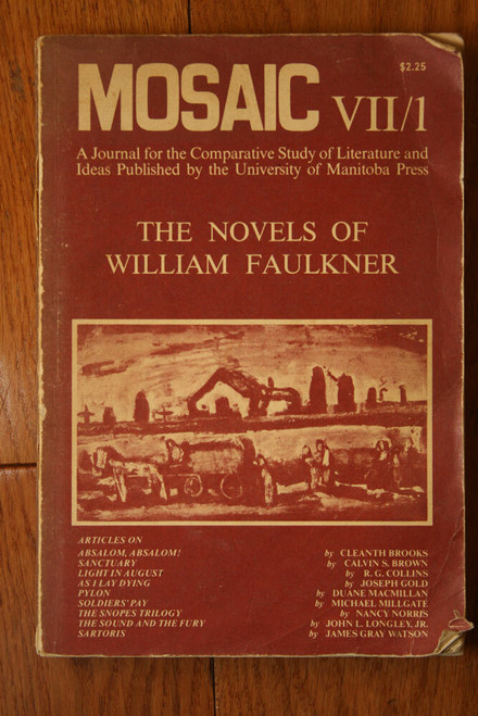 MOSAIC VII/1 Literature Journal Fall 1973 Novels of William Faulkner Comparative