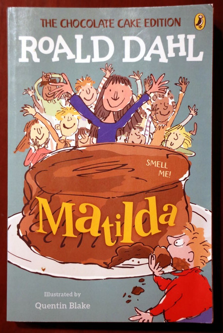 MATILDA by Roald Dahl 1990 Chocolate Cake Edition Paperback Penguin Puffin Books