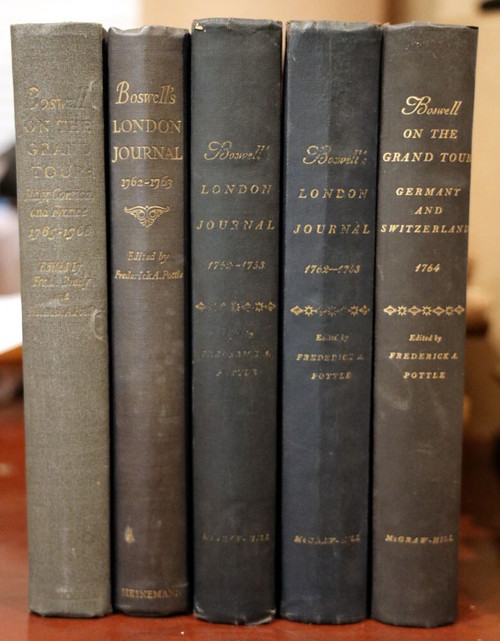 Yale Editions Private Papers of James Boswell First Editions London Journal 1950