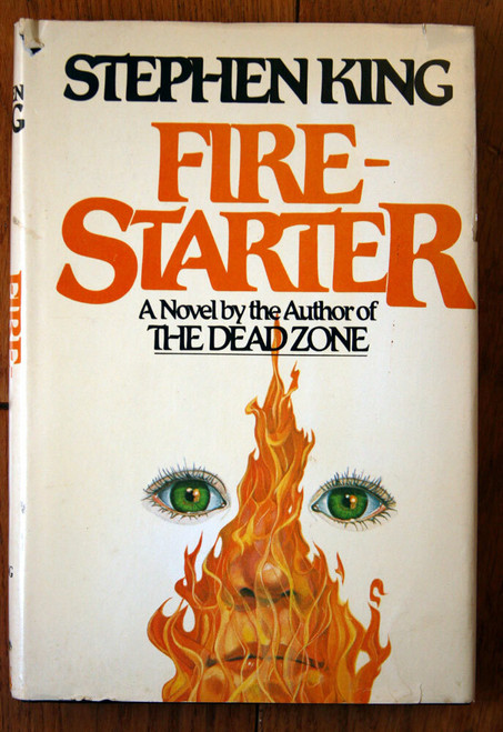 FIRESTARTER by Stephen King 1980 HC/DJ BCE The Viking Press Vintage Copy