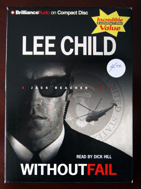WITHOUT FAIL by Lee Child A Jack Reacher Novel Audiobook 5 CDs Read by Dick Hill