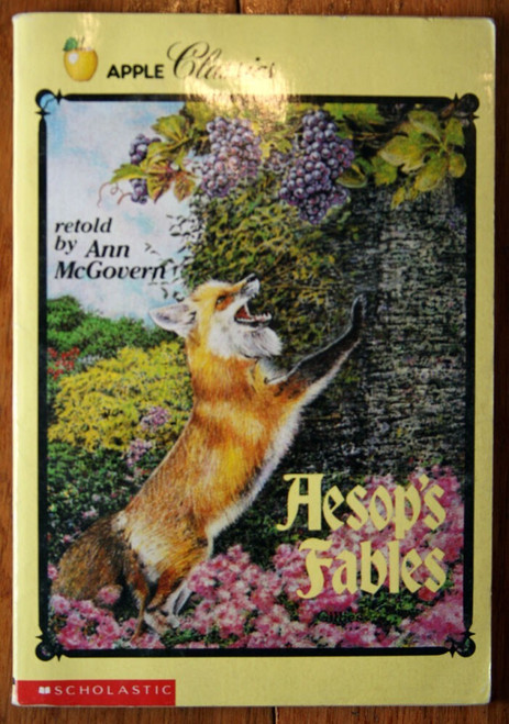 Aesop's Fables 1963 Vintage Scholastic Paperback - Apple Classics - Ann McGovern