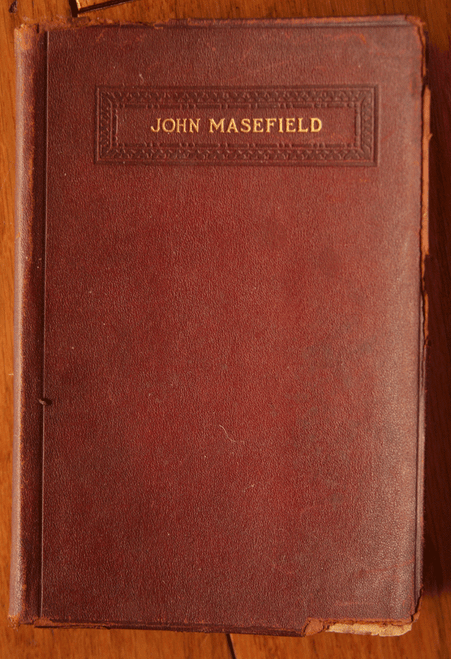 Story of a Round-House and Other Poems by JOHN MASEFIELD 1916 Leather Macmillan