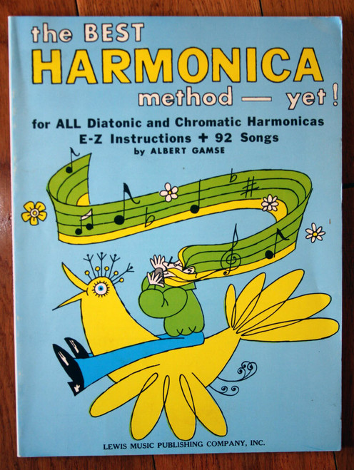 The Best Harmonica Method Yet! 1971 Lewis Music Publishing Diatonic & Chromatic