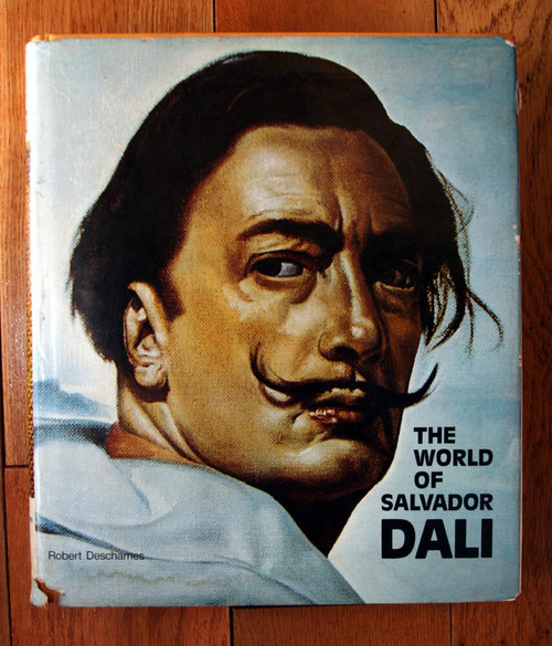THE WORLD OF SALVADOR DALI by Robert Descharnes 1962 HC/DJ Vintage Art Book