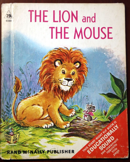 The Lion and the Mouse by Emma Lorne Duff/Vivienne Blake 1968 Rand McNally Elf