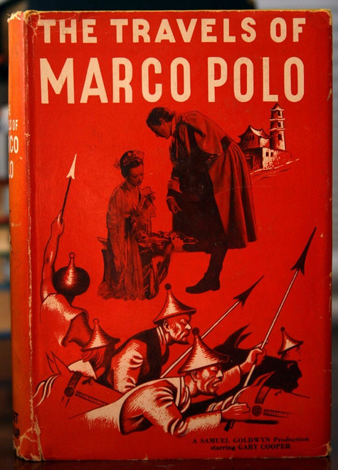 The Travels of MARCO POLO c. 1940 HC/DJ Samuel Goldwyn Production Gary Cooper
