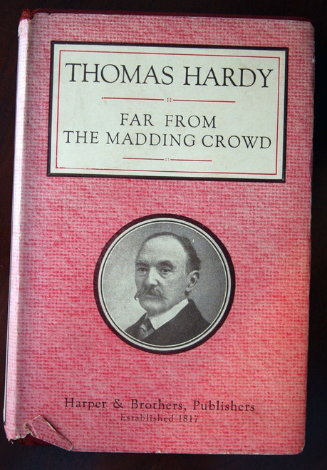 Far From the Madding Crowd by Thomas Hardy RARE Harper & Brothers HC/DJ Red