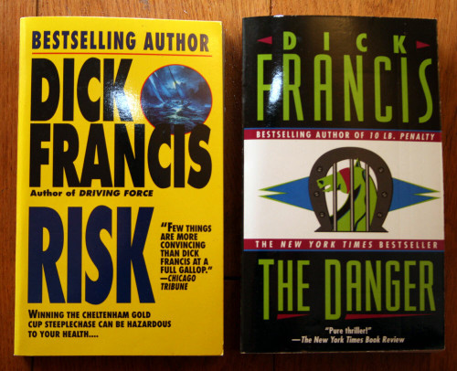 DICK FRANCIS Paperback Book Lot RISK + THE DANGER Science-Fiction FAWCETT CREST