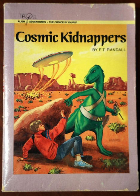 Cosmic Kidnappers by E.T. Randall 1985 Troll Vintage Paperback 1st Printing CYOA