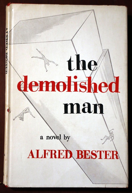 The Demolished Man by Alfred Bester 1953 HC/DJ Sci-Fi Science Fiction Novel BCE