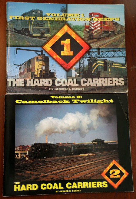 HARD COAL CARRIERS Vol 1 & 2 by Gerard Bernet RAILROAD/TRAINS Camelback Twilight