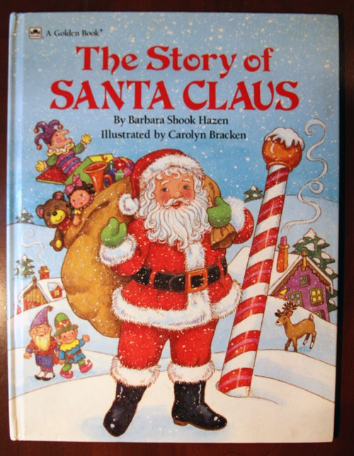 The Story of Santa Claus by Barbara Shook Hazen 1989 Vintage Golden Book 12097-2