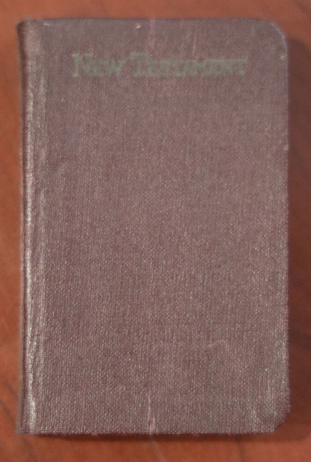 NEW TESTAMENT Pocket Bible Business Men's Council New York Bible Society c. 1920