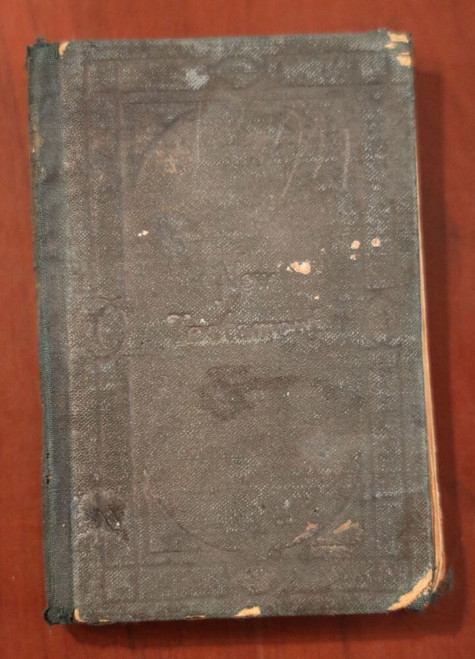 1897 New Testament American Bible Society Pocket Bible Antique Hardcover ABS