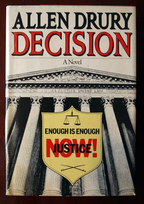 DECISION by Allen Drury 1983 HC/DJ BCE Vintage Novel
