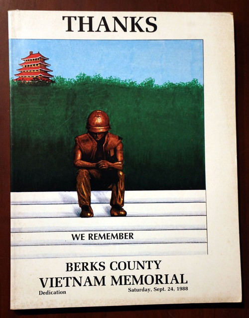 Berks County Vietnam Memorial 1988 Reading PA Commemorative Program War History