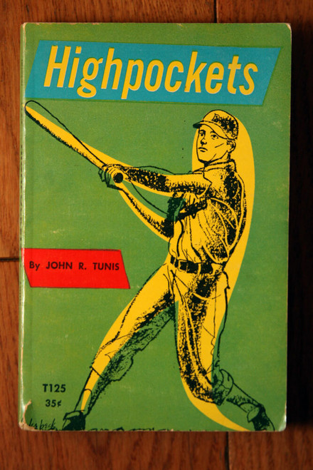 Highpockets by John R. Tunis 1962 Vintage Scholastic Paperback T125 BASEBALL 2nd