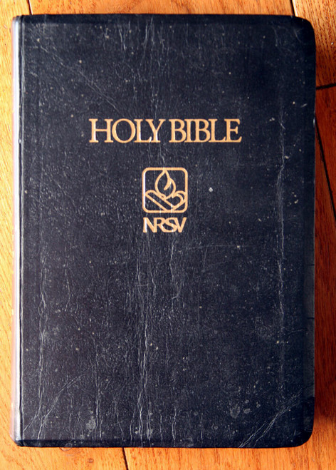 HOLY BIBLE NRSV 1990 MELTON Black Letter Edition M1803N Thomas Nelson