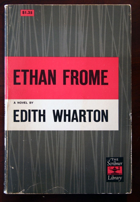 ETHAN FROME by Edith Wharton 1939 Scribner Library Vintage Paperback SL 8
