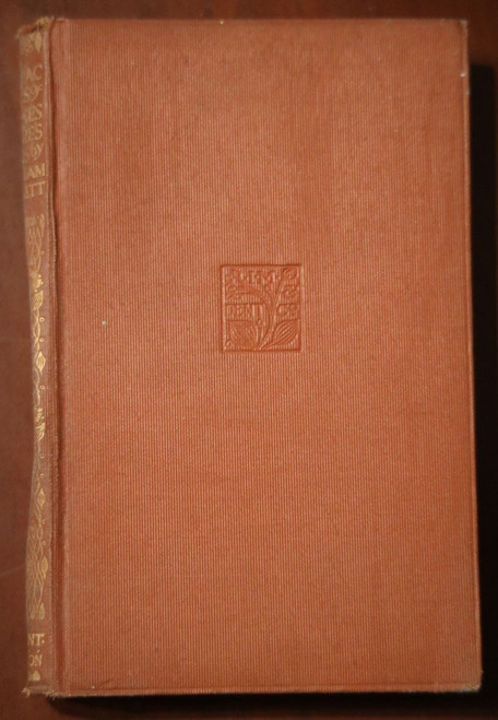Characters of Shakespeare's Plays by William Hazlitt 1906 Everyman's Library