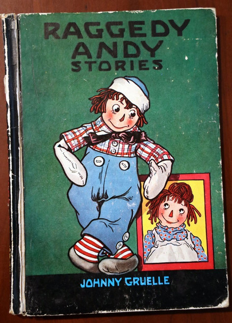 Raggedy Andy Stories by Johnny Gruelle 1948 Vintage Hardcover Bobbs-Merrill
