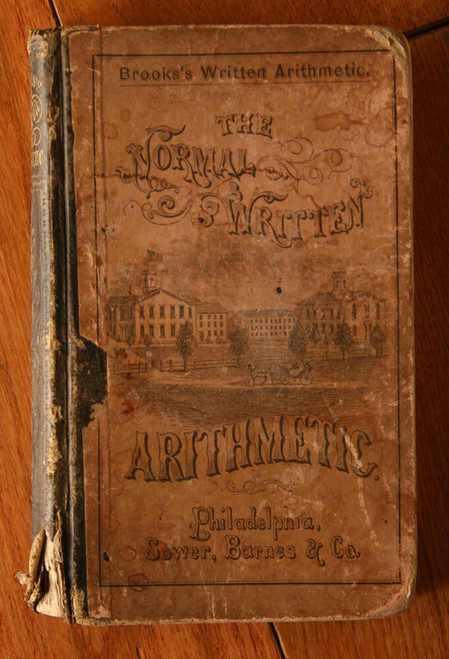 The Normal Written Arithmetic by Edward Brooks c. 1870 Mathematics Philadelphia