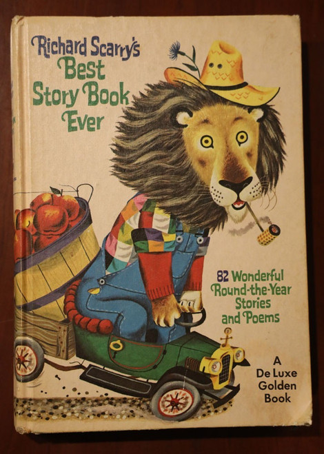 Richard Scarry's BEST STORY BOOK EVER 1971 Vintage Hardcover w PIERRE BEAR STORY