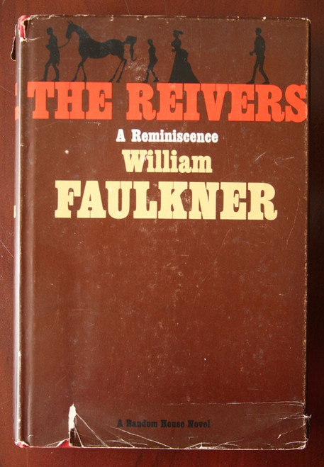 THE REIVERS: A Reminiscence by William Faulkner 1962 BOMC HC/DJ Random House