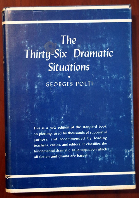 The Thirty-Six Dramatic Situations by Georges Polti 1977 HC/DJ Writing Plotting