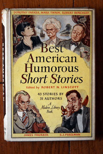 Best American Humorous Short Stories 1945 Modern Library #87 HC/DJ R.N. Linscott