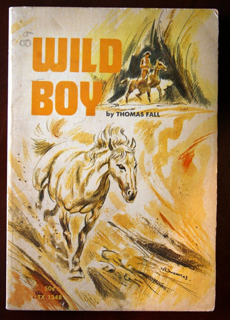 WILD BOY by Thomas Fall 1968 Vintage Scholastic Paperback 1st Printing TX 1348