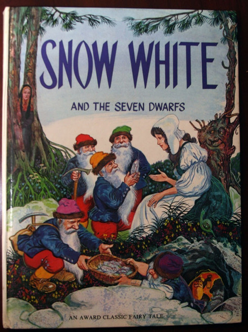 SNOW WHITE and the Seven Dwarfs 1980 AWARD Classic Fairy Tale Vintage Hardcover