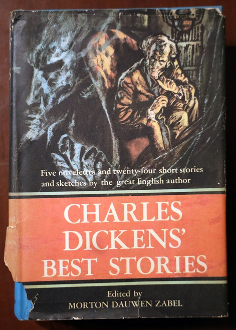 Charles Dickens' Best Stories Edited by Morton Dauwen Zabel 1959 HC/DJ Vintage