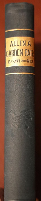 ALL IN A GARDEN FAIR by Walter Besant RARE Antique Book c. 1883 Literature