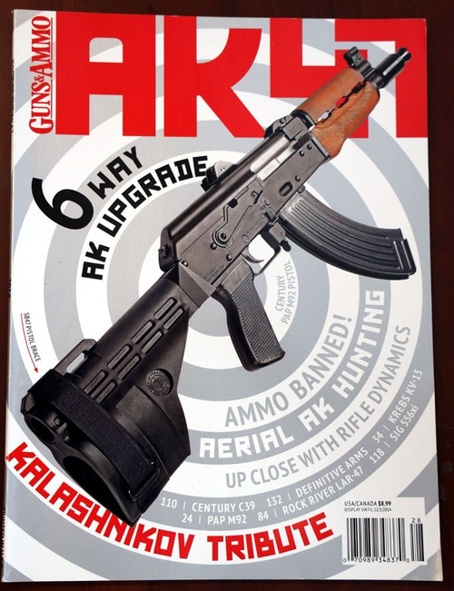 Guns & Ammo AK 47 Magazine 2014 KALASHNIKOV Russian Firearm KV-13 Zastava Pistol