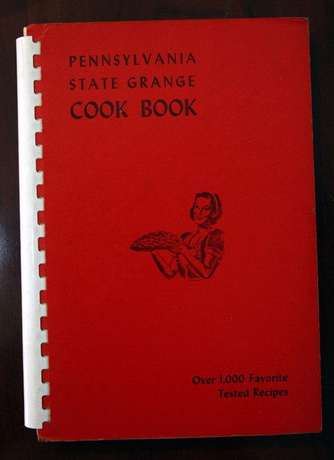 PENNSYLVANIA STATE GRANGE COOKBOOK 1,000 Tested Recipes Vintage 1950 PA Home Ec.